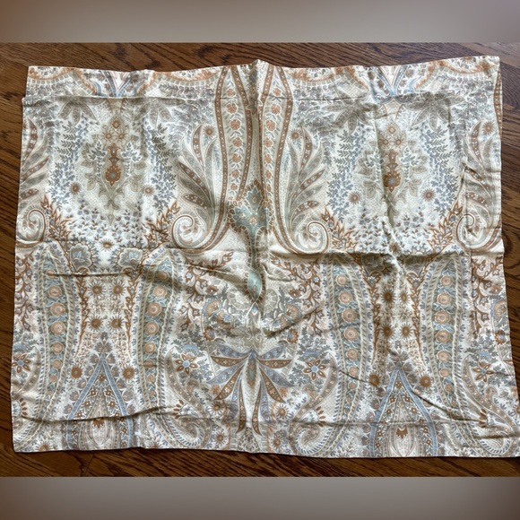 Pottery Barn Other - Pottery Barn Paisley BLYTHE Standard Pillow Sham Case Organic Cotton